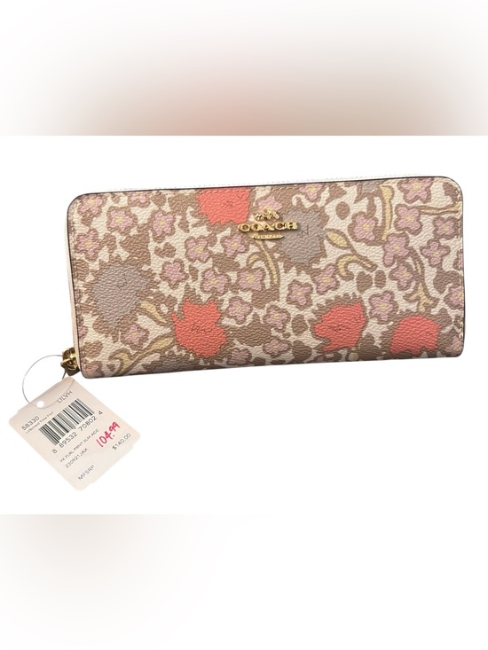 Coach Handbags - Coach Slim Accordion Floral Zip Wallet, NWT